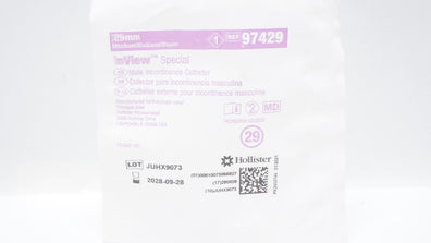 Hollister 97429 InView Special Medium Male Incontinence Cath. 29mm
